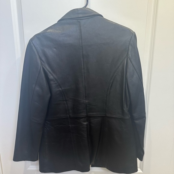 Black leather jacket - Picture 5 of 5